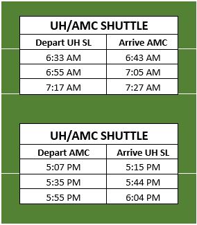 u of h shuttle