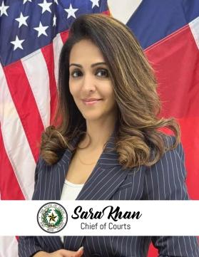 Sara Khan - Chief of Courts - Manager