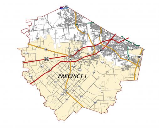 Precinct 1 Map  Fort Bend County